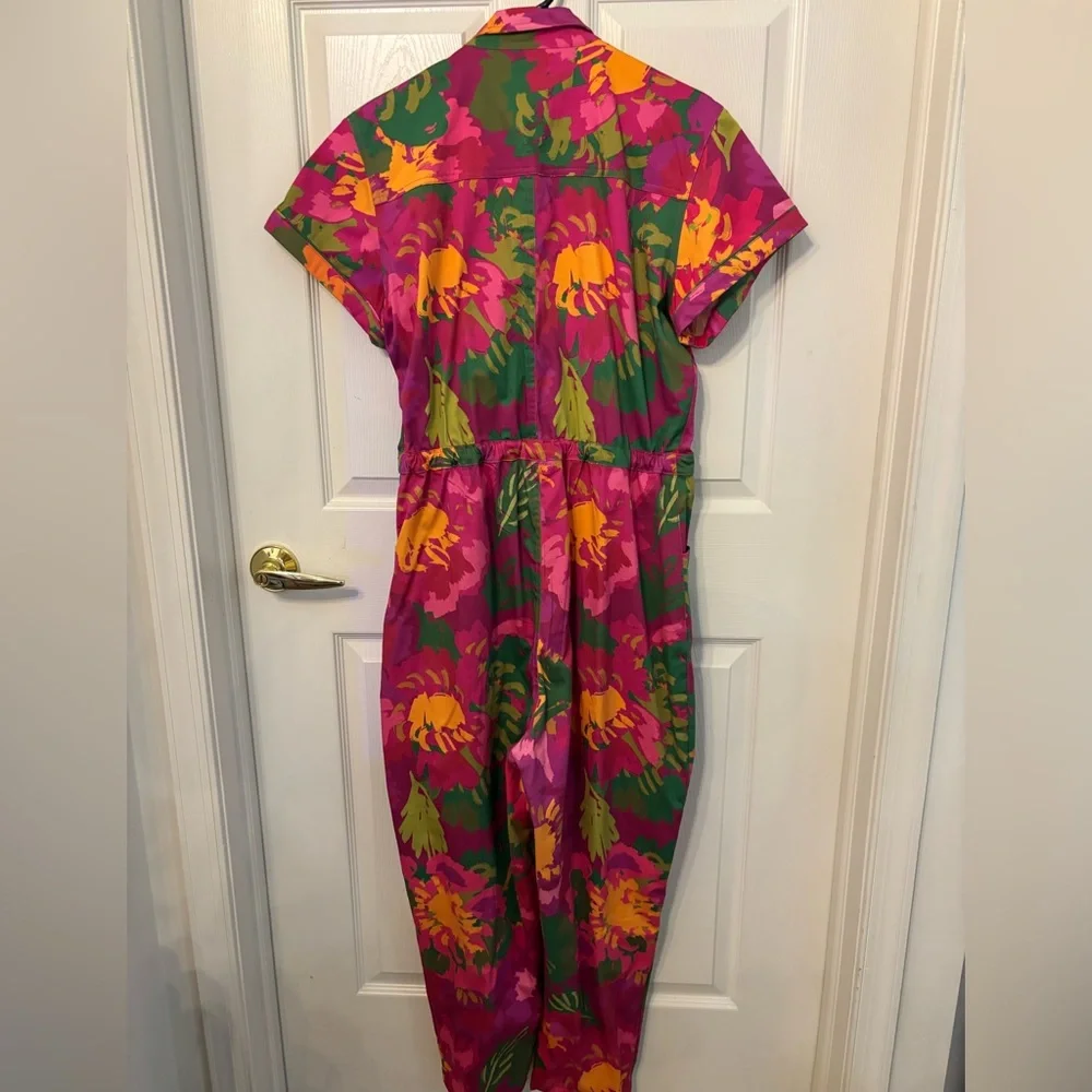Colorful Floral Jumpsuit - Picture 2 of 12
